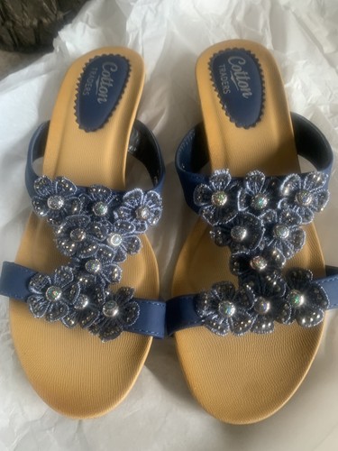 Cotton traders navy floral - traders,