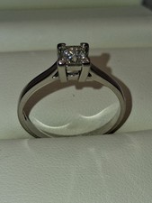 Diamond solitaire engagement