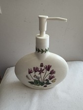 Portmeirion Pottery Botanic Garden Cyclamen Repandum soap dispenser,Lotion
