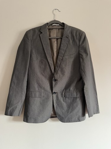 Zara man grey micro check - zara,