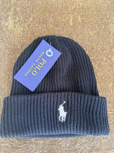 Ralph lauren black beanie - lauren,