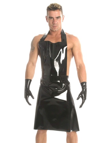 Honour female latex apron - latex,