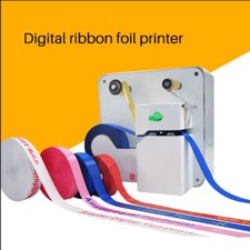 Digital ribbon printer, satin