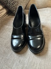Cos Chunky Leather black  Shoes 38 block heel 