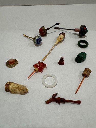 Antique asian chinese snuff - asian,