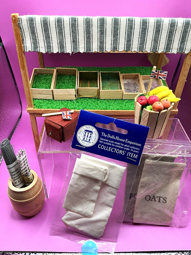 Handmade market stall - 1:12,