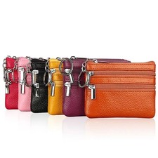 Women Key Ring Leather Mini