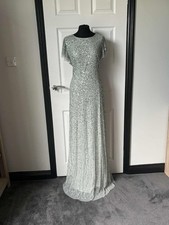 Coast Angel Sleeve All Over Sequin Bridesmaid Maxi Dress SAGE-18