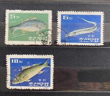 Korea 1962 Fish 3 Value Used 6FM843