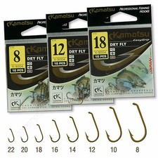 Dry Fly Fishing Hooks Forged