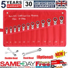 8/12pcs Flexible/Fixed Ratchet