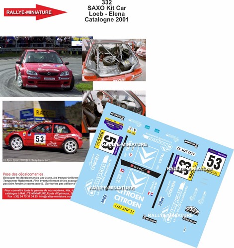 Decals ref 0332 - 0332, citroen