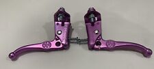 BMX NOS VINTAGE  OLD SCHOOL BRAKE LEVER SET DIA COMPE STYLE PURPLE
