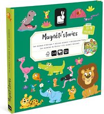 JANOD MAGNETI' STORIES BOOK AFRICAN ANIMALS BRAND NEW 3-8 YEARS 30 X MAGNETS