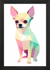 Funny Geometric Chihuahua