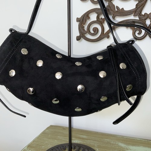 Zara fun black suede silver - black,