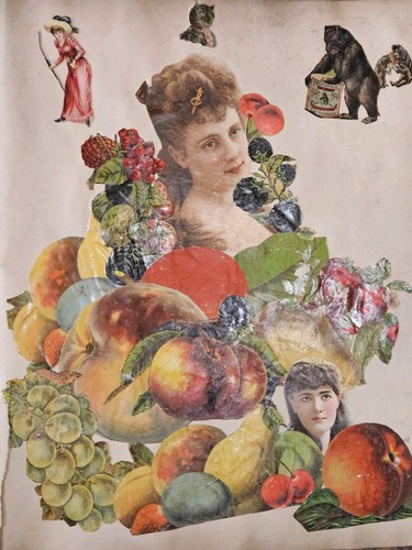 Antique victorian scrapbook - antique,