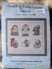 Vintage Country Companions Cross Stitch Kit - Sampler K701