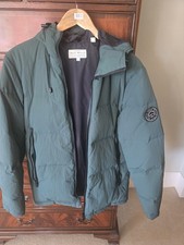 Jack Wills Men's Green Puffa Jacket. Size XS