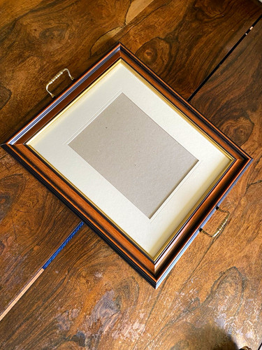 Frame tray brown - tray, brown/gold