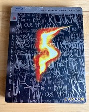 Sony PlayStation 3 Resident Evil 5 Steel Book One Game Disc