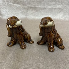 PAIR Brown Spaniel Dog