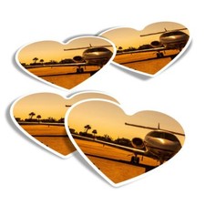 4x Heart Stickers - Private