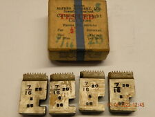 7/16"-20 UNF Coventry Dies for 1/2" diehead Alfred Herbert Chaser dies unused