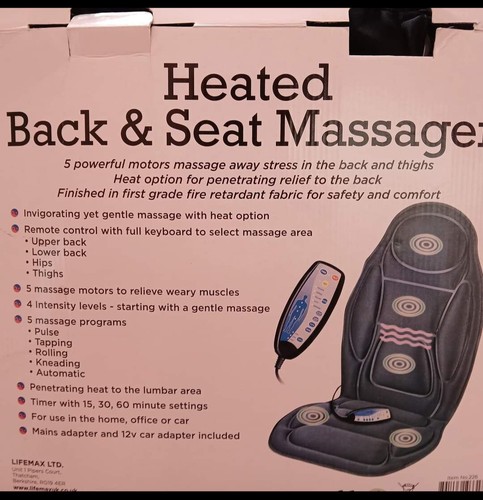 Lifemax heated back and - lifemax,