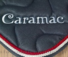 Personalised Embroidered Wave Saddle Cloth, 3 sizes, 8 colours, numnah
