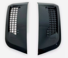 Fits LR New Defender Side Vents Black Gloss Wing Grilles 90 110 130 2020 On