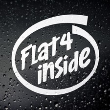 Flat 4 Inside Sticker - DUB Campervan T25 Air Cooled Rat Look