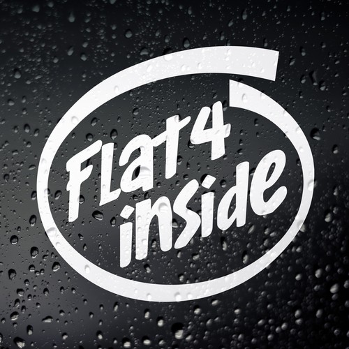 Flat inside sticker - 4,