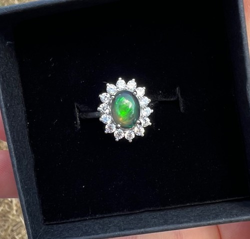 Ethiopian black opal 925 - black,
