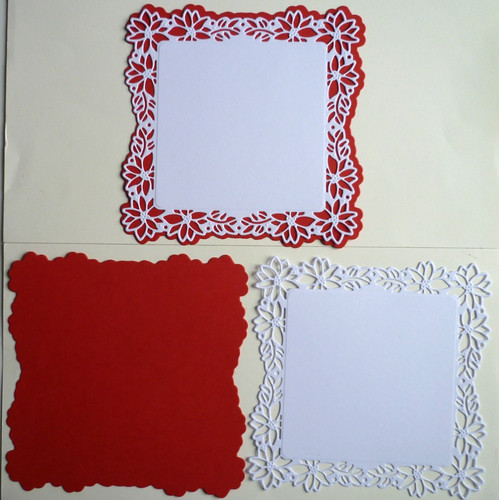 Die cut embossed - 12,,