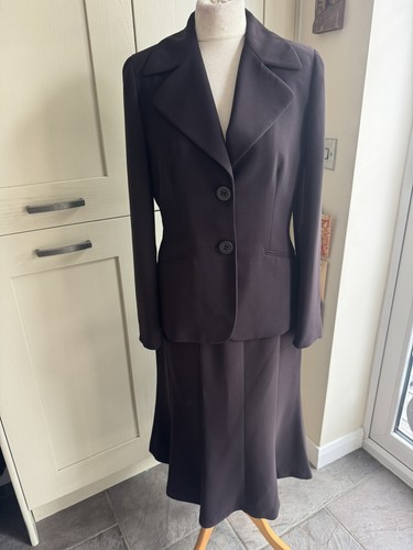 Ladies planet brown skirt suit - skirt,
