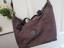 Ladies Brown.kipling Bag Medium Size Strap Brown.great Winter Bag