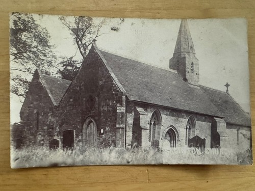 Postcard baginton church - postcard,