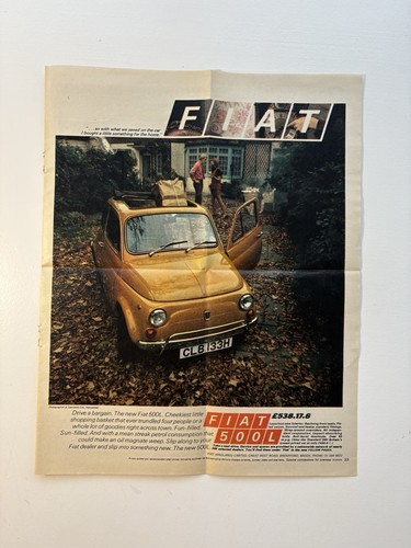 Original 1970s fiat 500 - original,