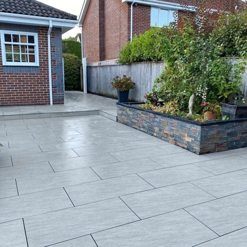 Quartz grey porcelain paving - -,