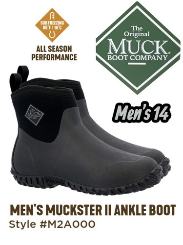 Muck black muckster ankle - ii,