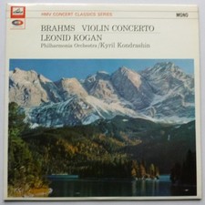 Leonid Kogan Brahms Violin Concerto LP HMV Concert Classics XLP30063 EX/EX 1960s