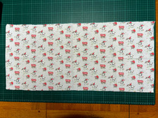 Cath Kidston Mini Cowboy Cotton Fabric Remnant 27" x 12" Pale Blue