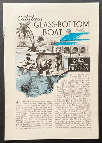 Catalina glass bottom - catalina,