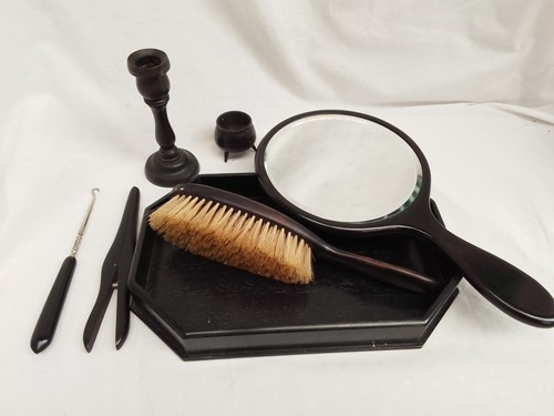 Vintage real ebony wood - vintage,