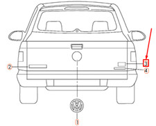 New VW AMAROK Rear 'TSI'