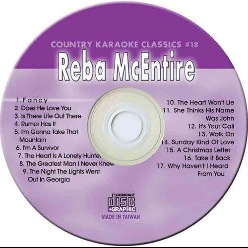 Reba mcentire cdg karaoke - reba,