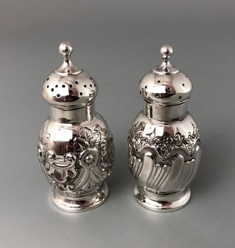 Victorian chased silver - chased,