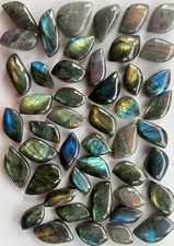 Labradorite FLASHY! highest Quality Cabochon Crystal Rare blue Purple Read More!