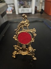 Vintage Pocket Watch Easel Goldtone